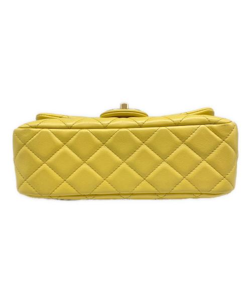 CHANEL（シャネル）CHANEL (シャネル) ミニ マトラッセ ラムスキン イエロー サイズ:ミニの古着・服飾アイテム