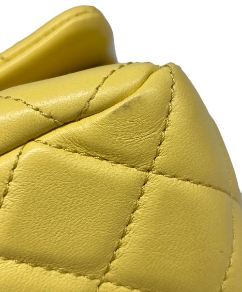 CHANEL（シャネル）CHANEL (シャネル) ミニ マトラッセ ラムスキン イエロー サイズ:ミニの古着・服飾アイテム