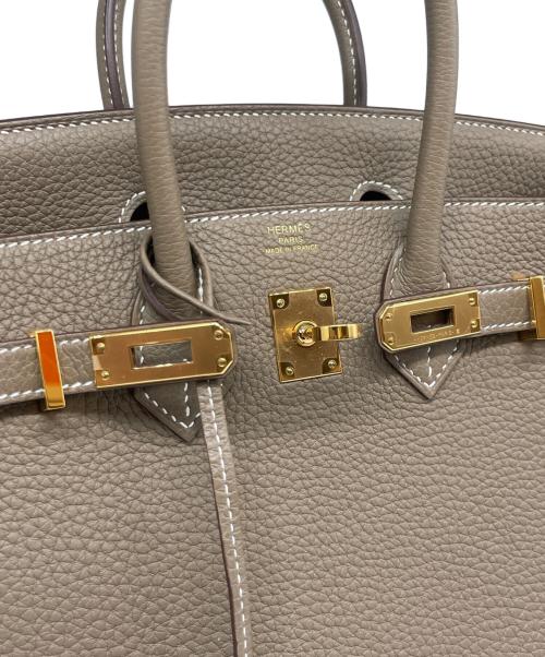 HERMES（エルメス）HERMES (エルメス) バーキン 25/ゴールド金具/トリヨンクレマンス/エトゥープ/U刻印 エトゥープ サイズ:25の古着・服飾アイテム