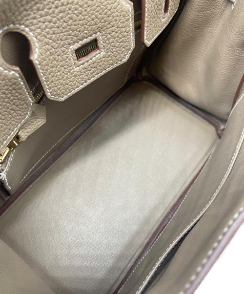 HERMES（エルメス）HERMES (エルメス) バーキン 25/ゴールド金具/トリヨンクレマンス/エトゥープ/U刻印 エトゥープ サイズ:25の古着・服飾アイテム