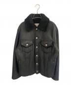 Maison Margielaメゾンマルジェラ）の古着「ムートンシャーリングジャケット」｜ブラック