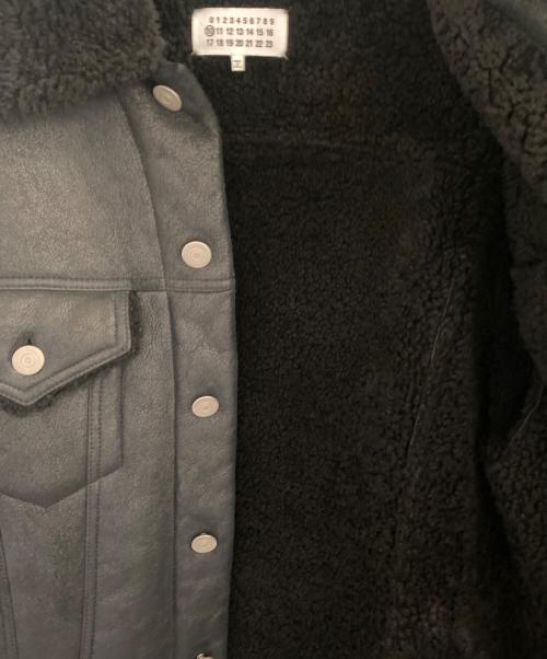 Maison Margiela（メゾンマルジェラ）Maison Margiela (メゾンマルジェラ) ムートンシャーリングジャケット ブラック サイズ:48の古着・服飾アイテム