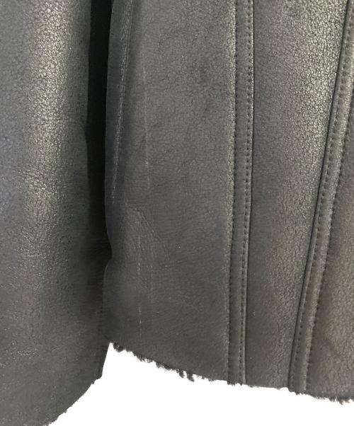 Maison Margiela（メゾンマルジェラ）Maison Margiela (メゾンマルジェラ) ムートンシャーリングジャケット ブラック サイズ:48の古着・服飾アイテム