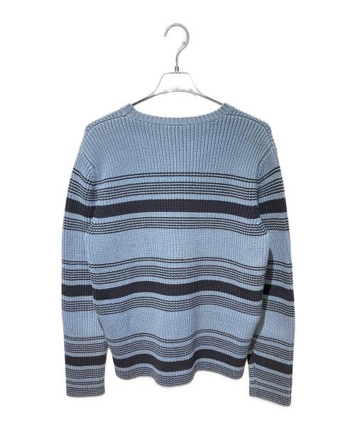 LOEWE（ロエベ）LOEWE (ロエベ) クルーコットンニット スカイブルー サイズ:Mの古着・服飾アイテム