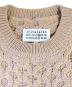 中古・古着 Maison Margiela (メゾンマルジェラ) フィッシャーマンニットケーブルニット ピンクベージュ サイズ:M：30000円