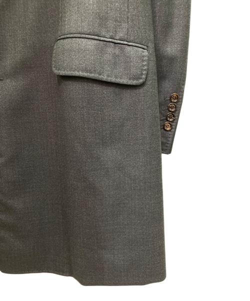 BRUNELLO CUCINELLI（ブルネロクチネリ）BRUNELLO CUCINELLI (ブルネロクチネリ) 3B中綿ロングコート/チェスターコート グレー サイズ:52の古着・服飾アイテム