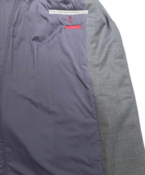 BRUNELLO CUCINELLI（ブルネロクチネリ）BRUNELLO CUCINELLI (ブルネロクチネリ) 3B中綿ロングコート/チェスターコート グレー サイズ:52の古着・服飾アイテム