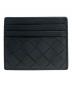 BOTTEGA VENETA（ボッテガベネタ）の古着「イントレチャートレザーカードケース」｜ブラック