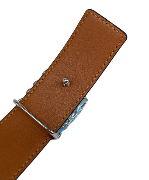 LOEWE（ロエベ）LOEWE (ロエベ) リバーシブル アナグラムベルト ブラック サイズ:95/38の古着・服飾アイテム