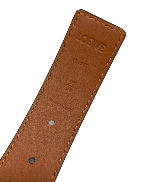 LOEWE（ロエベ）LOEWE (ロエベ) リバーシブル アナグラムベルト ブラック サイズ:95/38の古着・服飾アイテム