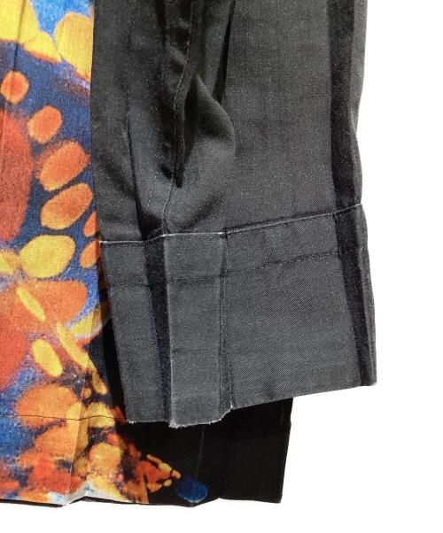 ISSEY MIYAKE MEN（イッセイミヤケメン）ISSEY MIYAKE MEN (イッセイミヤケメン) プリーツ加工プリントシャツ マルチカラー サイズ:2の古着・服飾アイテム