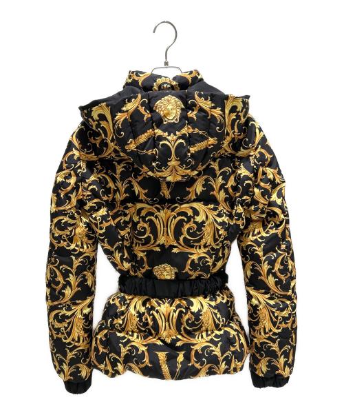 VERSACE（ヴェルサーチェ）VERSACE (ヴェルサーチェ) ダウンジャケット ブラック サイズ:38の古着・服飾アイテム