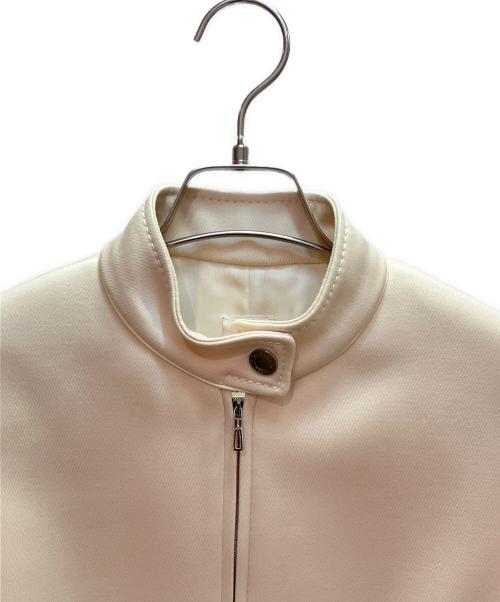 HERMES（エルメス）HERMES (エルメス) セリエボタン ジップアップジャケット ベージュ サイズ:36の古着・服飾アイテム