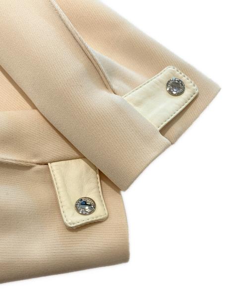 HERMES（エルメス）HERMES (エルメス) セリエボタン ジップアップジャケット ベージュ サイズ:36の古着・服飾アイテム
