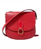 LOUIS VUITTONルイ ヴィトン）の古着「ミニ・サンクルー ショルダーバッグ」｜レッド