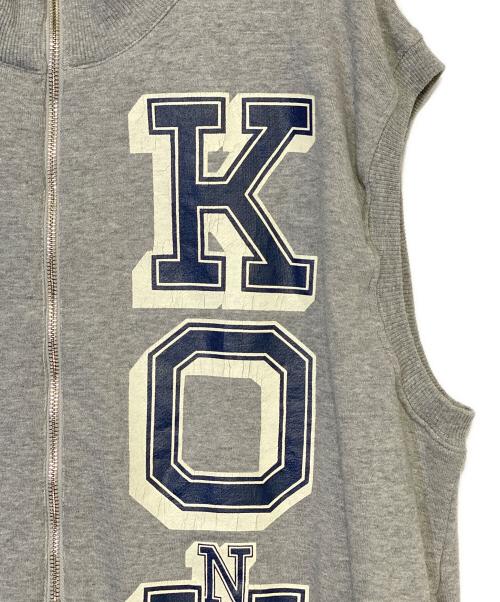 KAPITAL（キャピタル）KAPITAL (キャピタル) 裏毛ハーフZIPベスト グレー サイズ:4の古着・服飾アイテム