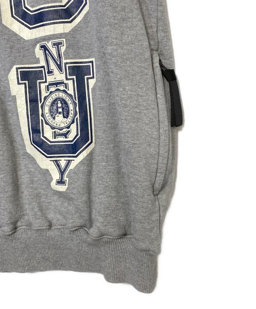 KAPITAL（キャピタル）KAPITAL (キャピタル) 裏毛ハーフZIPベスト グレー サイズ:4の古着・服飾アイテム