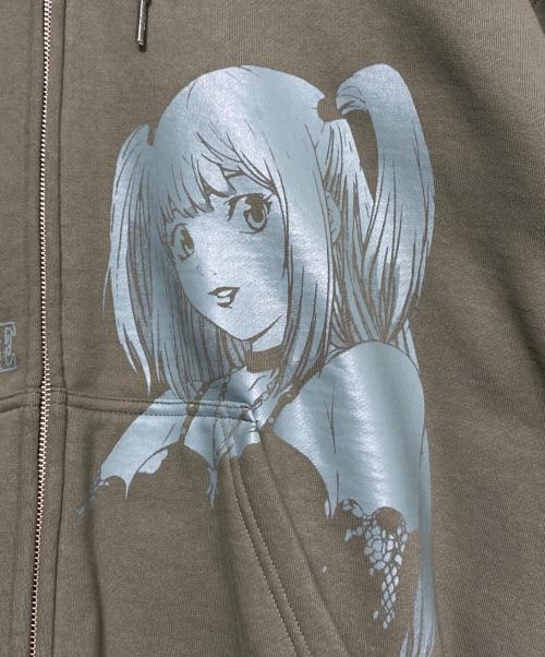 PALACE（パレス）PALACE (パレス) Death Note Misa Hood カーキ サイズ:XLの古着・服飾アイテム
