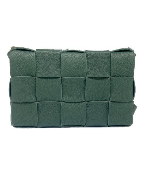 BOTTEGA VENETA（ボッテガベネタ）BOTTEGA VENETA (ボッテガベネタ) クロスボディ ショルダーバッグ グリーン サイズ:クラシックの古着・服飾アイテム