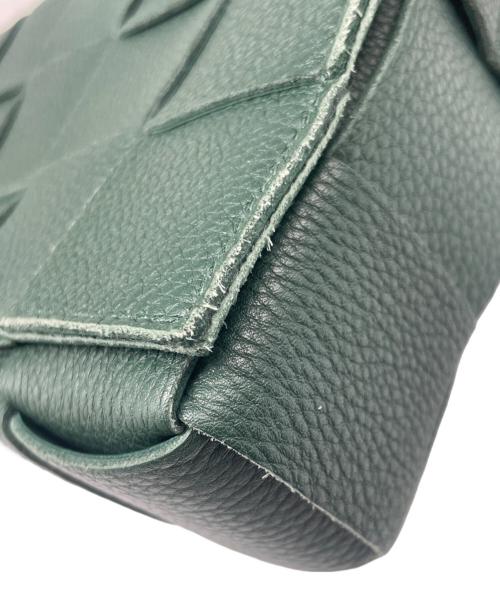 BOTTEGA VENETA（ボッテガベネタ）BOTTEGA VENETA (ボッテガベネタ) クロスボディ ショルダーバッグ グリーン サイズ:クラシックの古着・服飾アイテム