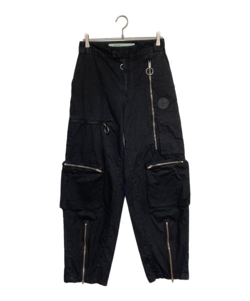 OFFWHITE（オフホワイト）OFFWHITE (オフホワイト) カーゴパンツ ブラック サイズ:32の古着・服飾アイテム