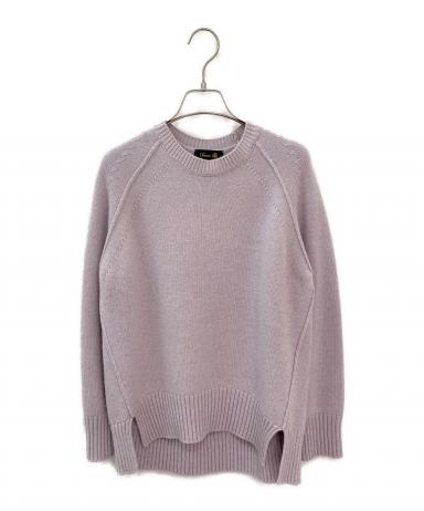 中古・古着通販】DRAWER (ドゥロワー) 7G天竺編みクルーネックニット