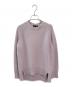 DRAWER（ドゥロワー）の古着「7G天竺編みクルーネックニット」｜ラベンダー系