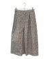 DRAWER（ドゥロワー）の古着「レオパードロングスカート」｜グレー