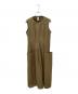 MAISON RABIH KAYROUZ（メゾン・ラビ・カイルー）の古着「ノースリーブワンピース」｜カーキ
