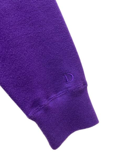 DRAWER（ドゥロワー）DRAWER (ドゥロワー) クルーネックスウェットカーディガン パープル サイズ:1の古着・服飾アイテム