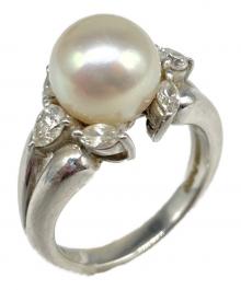MIKIMOTO（ミキモト）の古着「パール ダイヤモンド リング」