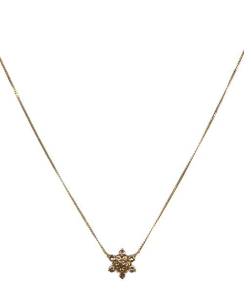 NO BRAND（ノーブランド）NO BRAND (ノーブランド) ダイヤモンドフラワーネックレスの古着・服飾アイテム