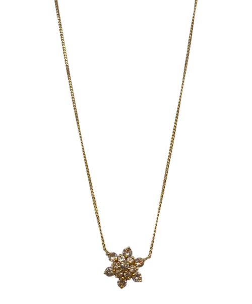 NO BRAND（ノーブランド）NO BRAND (ノーブランド) ダイヤモンドフラワーネックレスの古着・服飾アイテム