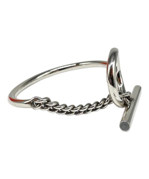 HERMES（エルメス）HERMES (エルメス) クロワゼット ブレスレット シルバー サイズ:LGの古着・服飾アイテム