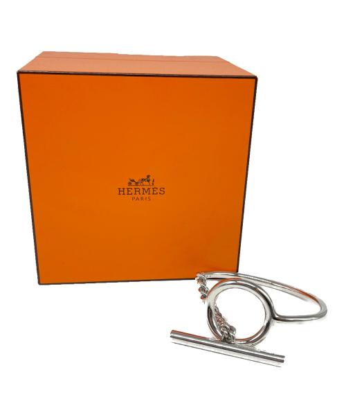 HERMES（エルメス）HERMES (エルメス) クロワゼット ブレスレット シルバー サイズ:LGの古着・服飾アイテム