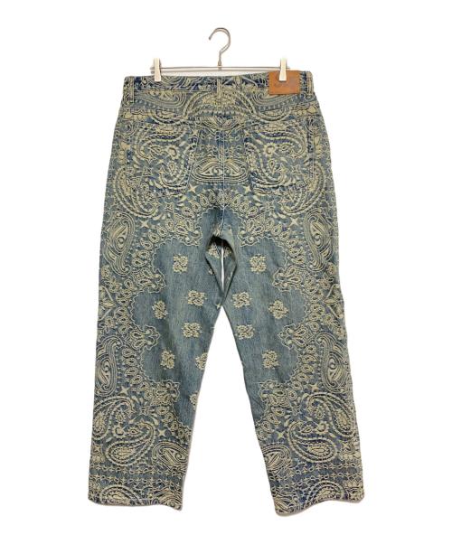 SUPREME（シュプリーム）SUPREME (シュプリーム) Bandana Jacquard Baggy Jean インディゴ サイズ:XLの古着・服飾アイテム