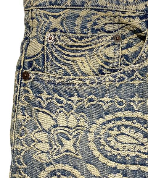 SUPREME（シュプリーム）SUPREME (シュプリーム) Bandana Jacquard Baggy Jean インディゴ サイズ:XLの古着・服飾アイテム