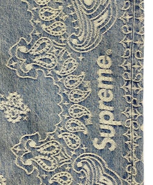 SUPREME（シュプリーム）SUPREME (シュプリーム) Bandana Jacquard Baggy Jean インディゴ サイズ:XLの古着・服飾アイテム