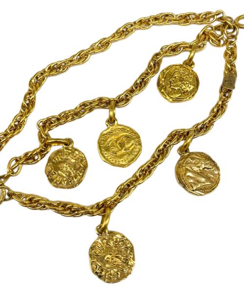 CHANEL（シャネル）CHANEL (シャネル) ココマーク コインチャームブレスレット ゴールドの古着・服飾アイテム