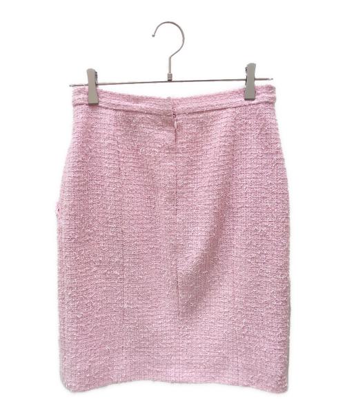 CHANEL（シャネル）CHANEL (シャネル) ツイードスカート ピンク サイズ:38の古着・服飾アイテム
