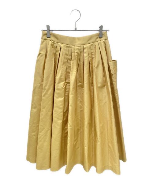 FOXEY（フォクシー）FOXEY (フォクシー) ロングスカート イエロー サイズ:40の古着・服飾アイテム