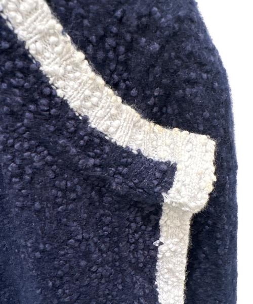 CHANEL（シャネル）CHANEL (シャネル) ココボタンカシミヤ混ニットカーディガン ネイビー サイズ:38の古着・服飾アイテム