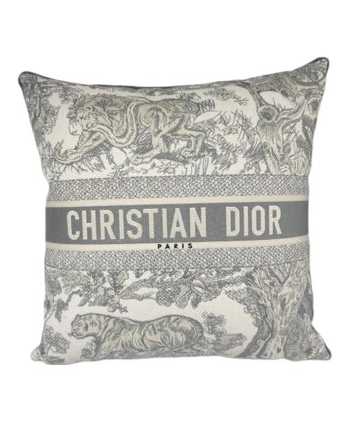 Christian Dior（クリスチャン ディオール）Christian Dior (クリスチャン ディオール) トワルドゥジュイ クッション サイズ:36cm×36cmの古着・服飾アイテム