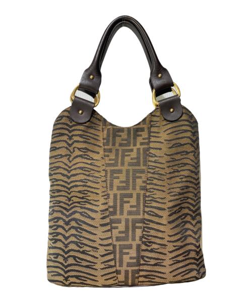 FENDI（フェンディ）FENDI (フェンディ) ハンドバッグ ブラウンの古着・服飾アイテム