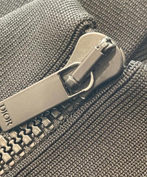 DIOR HOMME（ディオール オム）DIOR HOMME (ディオール オム) オブリーク柄ジップアップジャケット ブラック サイズ:Ｍの古着・服飾アイテム