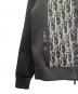 中古・古着 DIOR HOMME (ディオール オム) オブリーク柄ジップアップジャケット ブラック サイズ:Ｍ：150000円