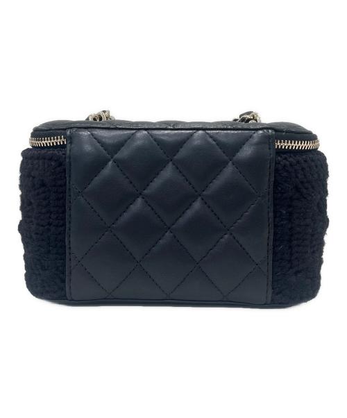 CHANEL（シャネル）CHANEL (シャネル) チェーンショルダーバニティバッグ ブラックの古着・服飾アイテム