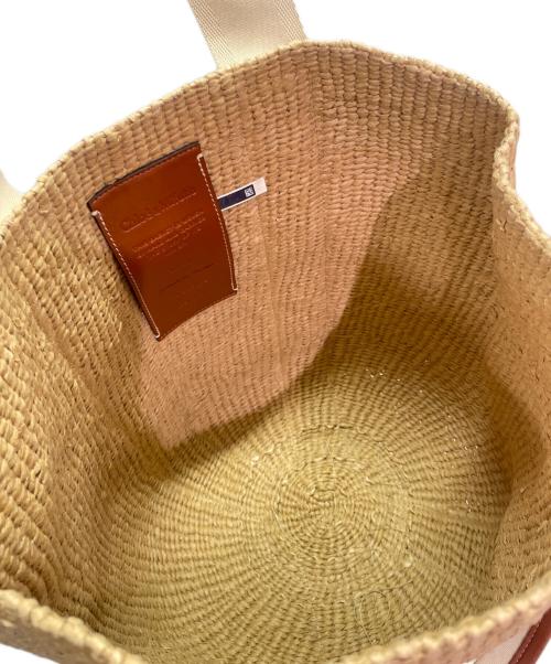 Chloe（クロエ）Chloe (クロエ) Mifuko (ミフコ) WOODY Large Basket Bag ベージュ サイズ:ラージの古着・服飾アイテム