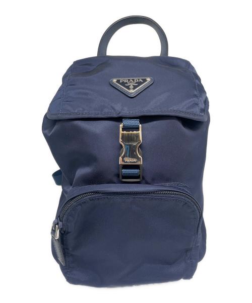 PRADA（プラダ）PRADA (プラダ) ミニ バックパック ネイビーの古着・服飾アイテム
