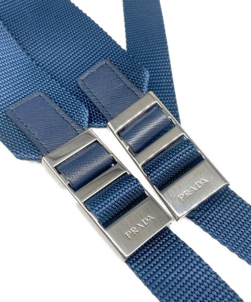 PRADA（プラダ）PRADA (プラダ) ミニ バックパック ネイビーの古着・服飾アイテム
